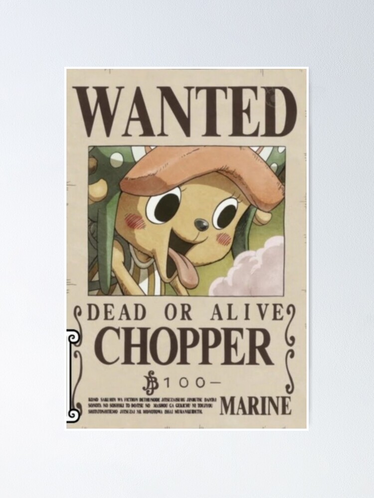 Chopper First Wanted Poster Poster By Dumontbast Redbubble