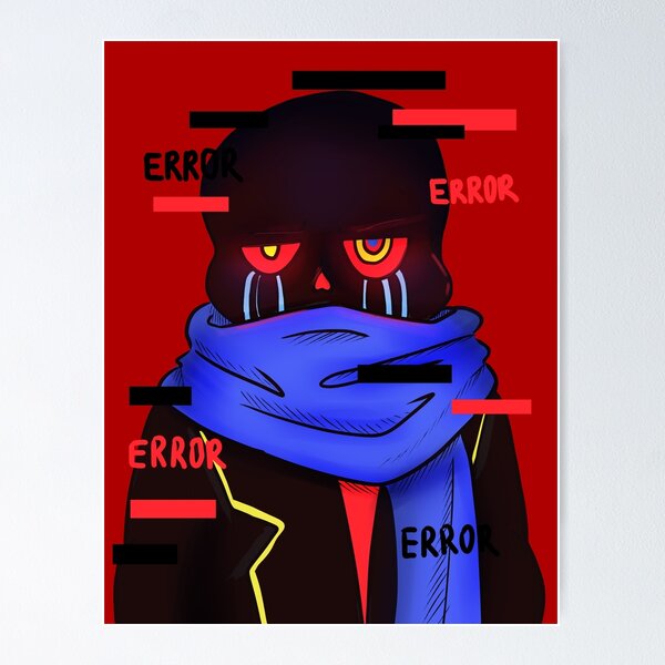  Generic Andrena-Buga-Fight Undertale Error Ink Sans Errorink  Battle Home Decor Wall Art Print Poster (17x17 Inch): Posters & Prints