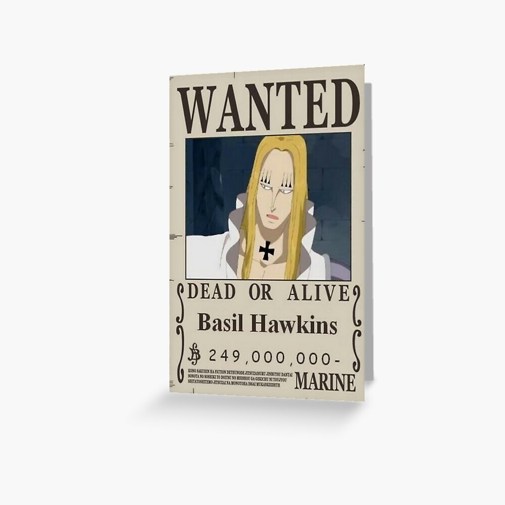 "Basil Hawkins wanted poster" Greeting Card for Sale by dumontbast