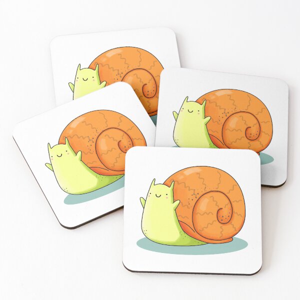 Item preview, Kawaii Orange Snail designed and sold by kawaiilife.