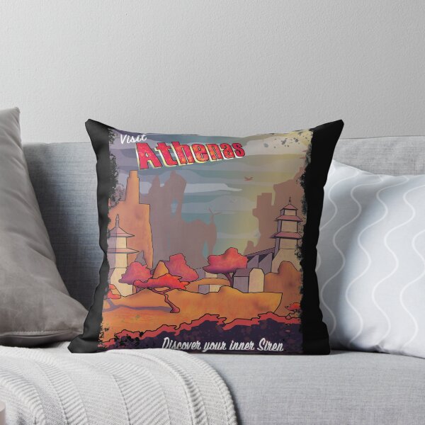 Item preview, Athenas Borderlands 3 Vintage Travel Poster designed and sold by Shanna Lenè Hattaway.