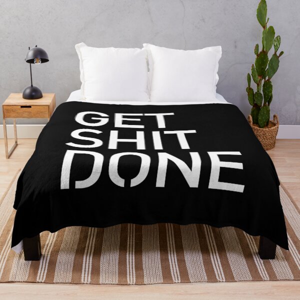 Item preview, Get Shit Done - Minimal Black and white print - Motivational Poster 2 designed and sold by Studio Grafiikka.
