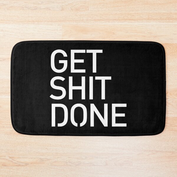 Item preview, Get Shit Done - Minimal Black and white print - Motivational Poster 2 designed and sold by Studio Grafiikka.