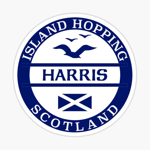 Item preview, Harris, Scottish Islands Sticker designed and sold by PoshJocks.