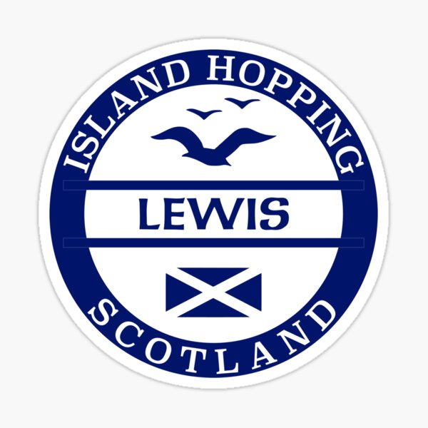 Item preview, Lewis, Scottish Islands Sticker designed and sold by PoshJocks.