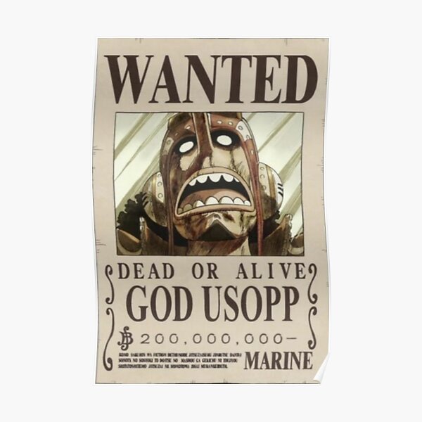 Deuxième affiche recherchée par Usopp Poster