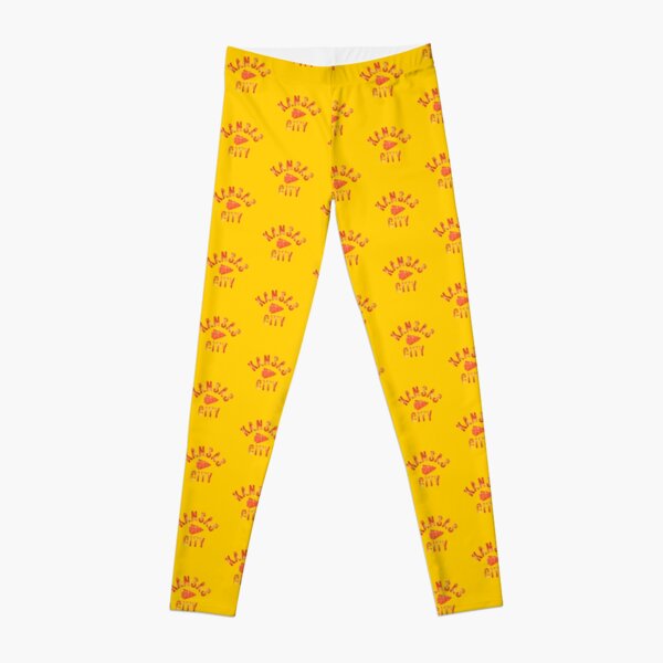 KC Face mask Kansas City facemask Classic Kansas City Football KC Yellow & Red Kingdom Football Kc Gear Leggings