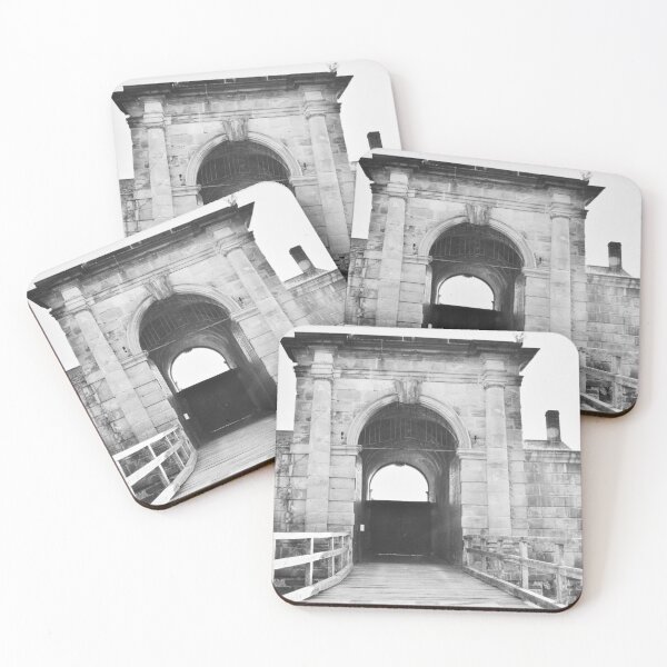 Item preview, The Entrance To The Fort At Fort Washington Black And White designed and sold by LisaWootenPhoto.