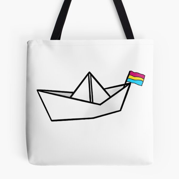 Item preview, pan pride paper boat designed and sold by calenca.