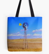 Land, sky and wind Tote Bag