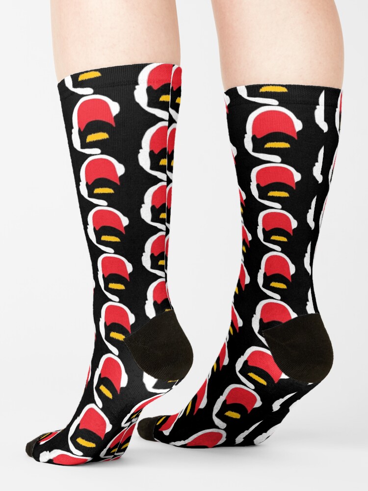 Alternate view of Kansas City Coach Local Football KC Red & Gold Kingdom Kc Coach Gear Socks