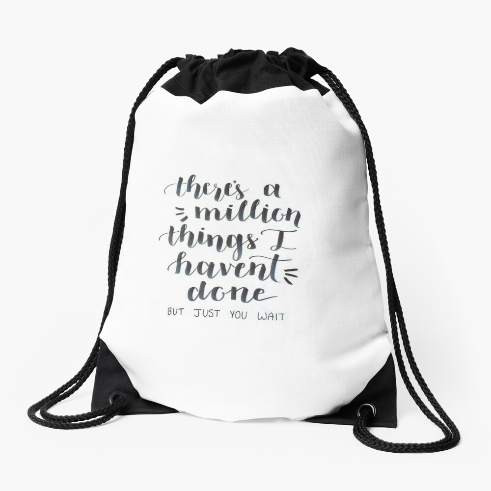  Alexander Hamilton Gift Musical Hamilton Tote Bag There's a  Million Things i Haven't Done But Just You Wait Broadway Musical Reusable  Tote Bag (there a million things TG), Large : Clothing