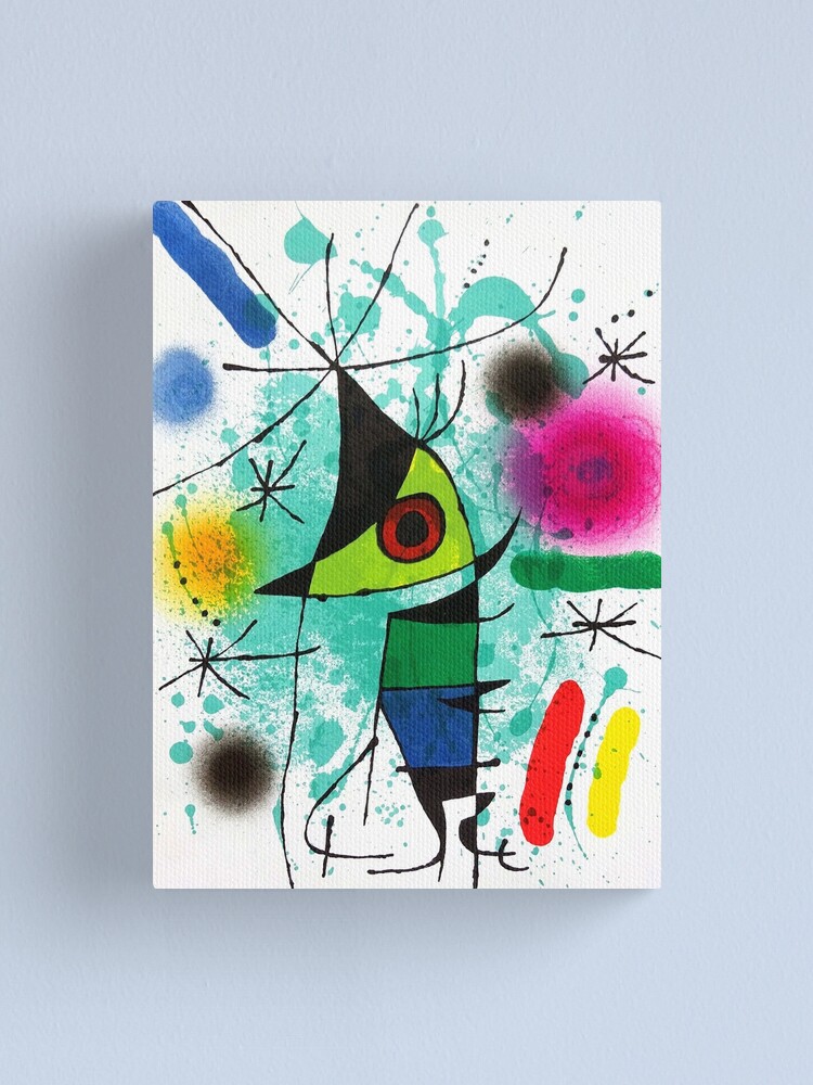 Alternate view of Miro's Penguin - Vintage Modern Art Print Canvas Print