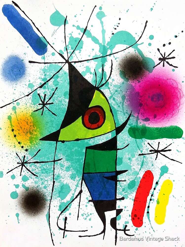 Miro's Penguin - Vintage Modern Art Print by SamKovac