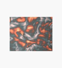 Coral Liquid Art Board Print