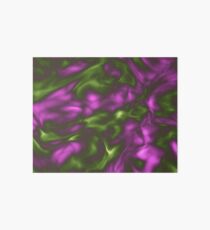 Violet Green Liquid Art Board Print