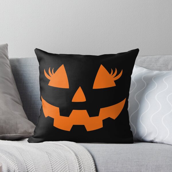 Artikelvorschau, Klassische Jack O Laterne Wimpern Kürbis minimalistischen Gesicht Halloween Kostüm Geschenk für Frau, Mädchen, Mutter entworfen und verkauft von Sergey S.