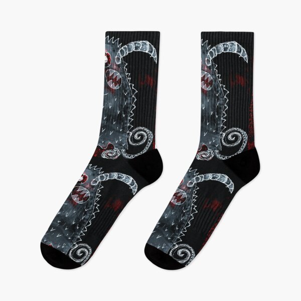 Item preview, Drawing of Ugly Monster on dark background with blood on paws designed and sold by siwabudda.
