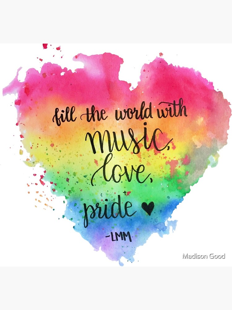 Lin manuel miranda online love is love quote