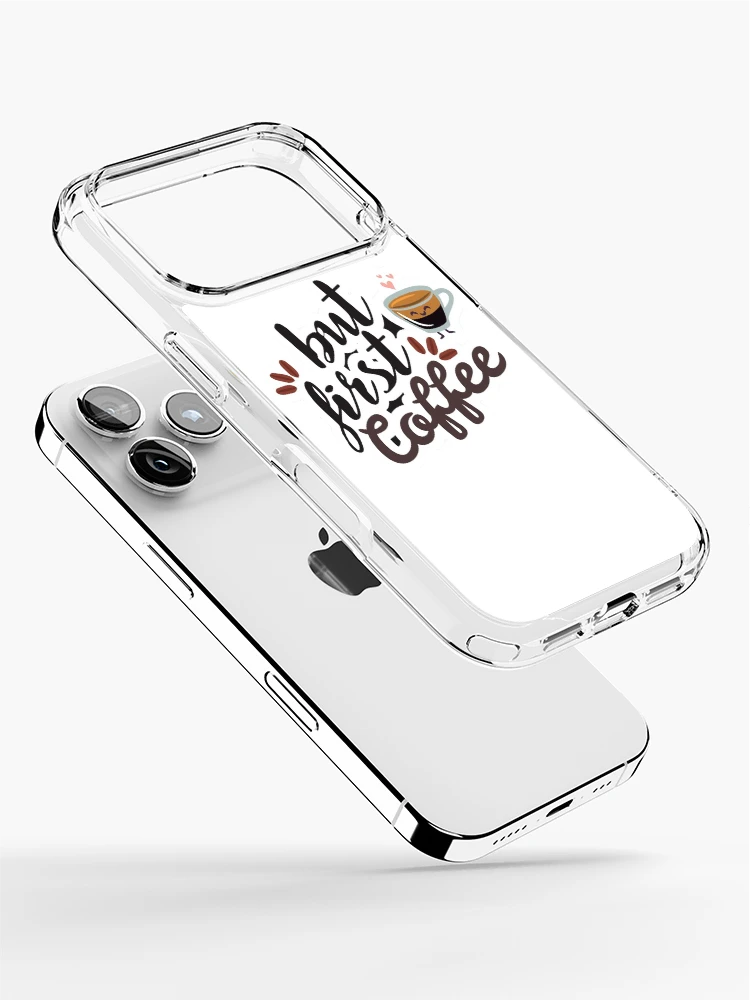 Thumbnail 2 of 5, iPhone Case, But First Coffee! designed and sold by RipDesigns.