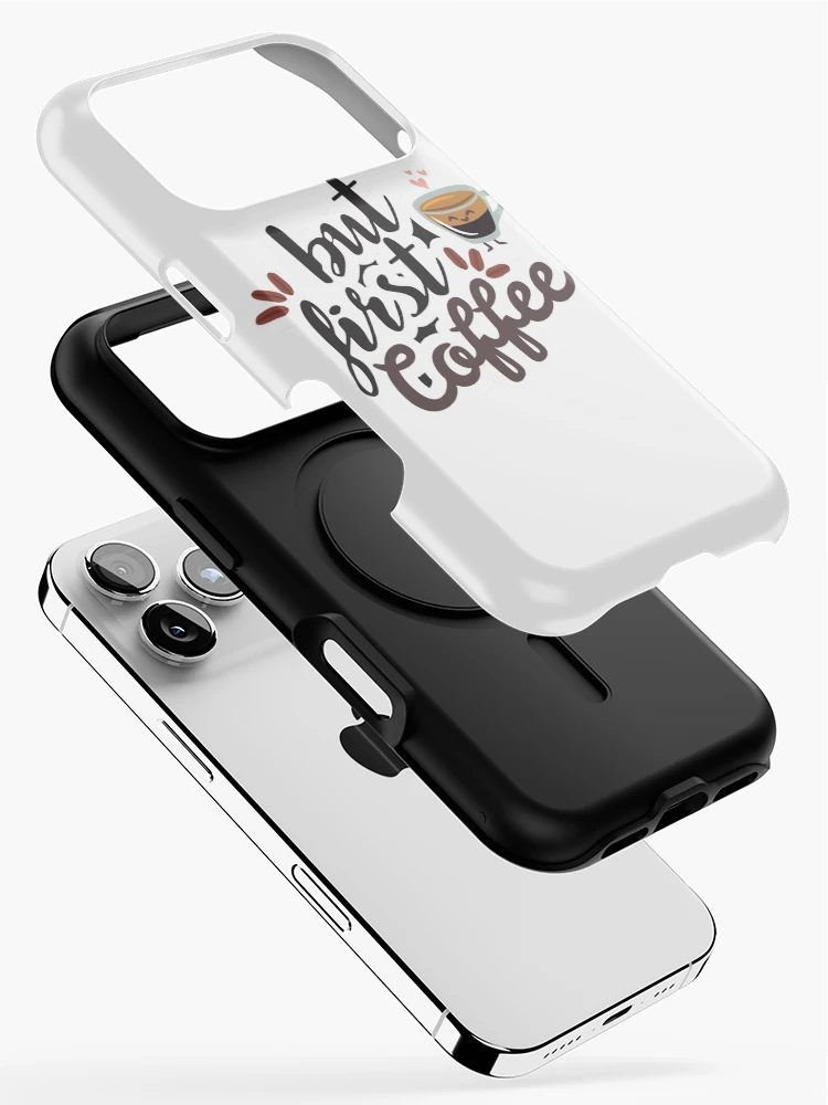 Thumbnail 2 of 4, iPhone Case, But First Coffee! designed and sold by RipDesigns.
