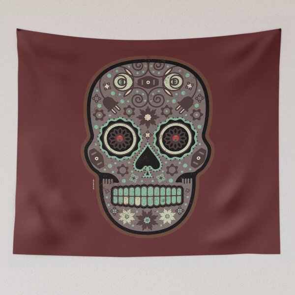 Item preview, Codicia por vida Mexican Sugar Skull designed and sold by danielliamgill.