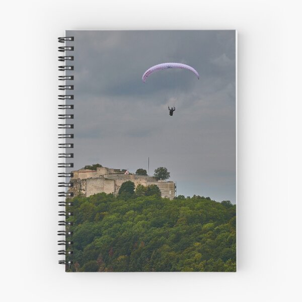 Item preview, Hangglider over Hohenneuffen Castle designed and sold by Mark Bangert.