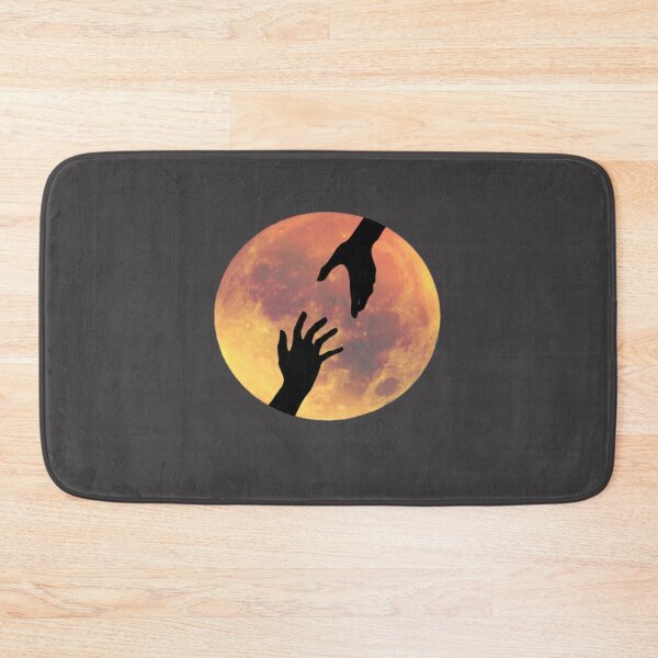 Artikelvorschau, Vollmond mit helfendem Handschattenbild entworfen und verkauft von apathecary.