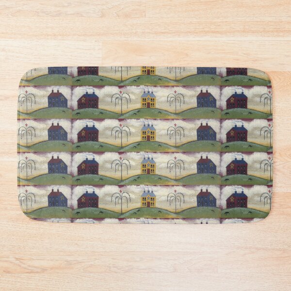 Item preview, Primitive Saltbox Houses designed and sold by bluejayknits.
