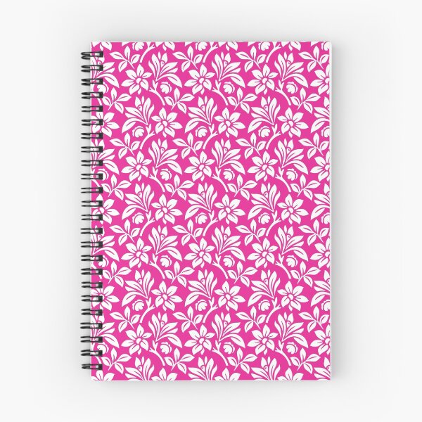 Item preview, Hot Pink Vintage Wallpaper Style Flower Patterns designed and sold by ImageNugget.