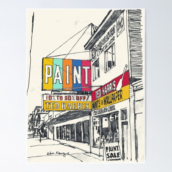 Item preview, TED HARRIS PAINT designed and sold by urbansketcher.