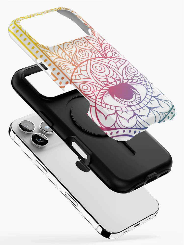 Thumbnail 2 of 4, iPhone Case, Colorful Hamsa designed and sold by RipDesigns.