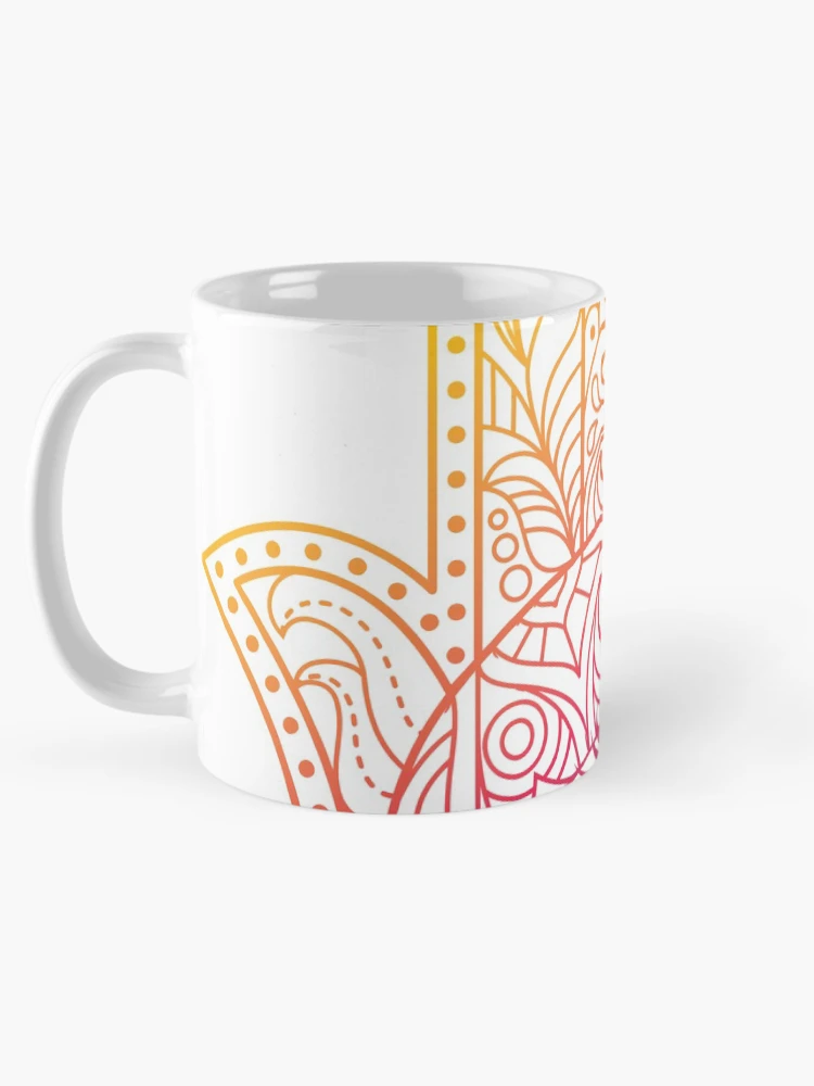 Thumbnail 5 of 6, Coffee Mug, Colorful Hamsa designed and sold by RipDesigns.