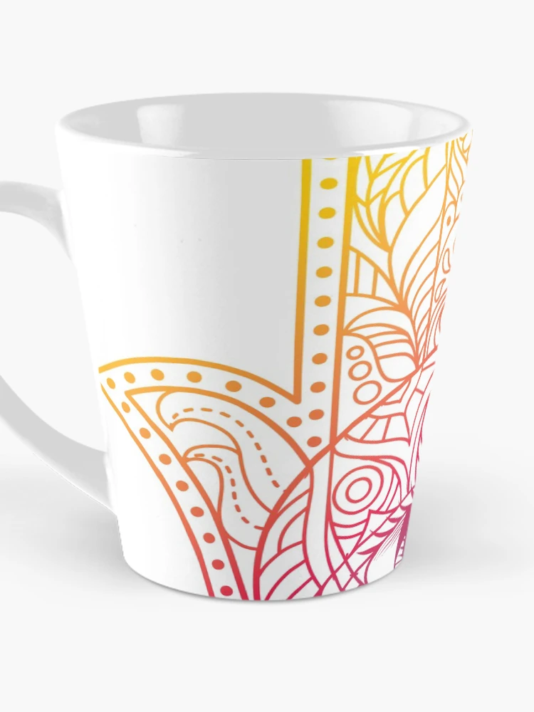 Thumbnail 3 of 4, Coffee Mug, Colorful Hamsa designed and sold by RipDesigns.