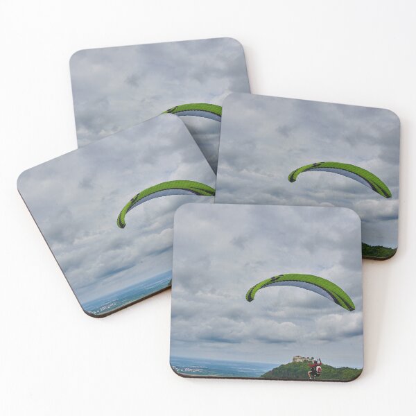 Item preview, Hangglider over Hohenneuffen Castle designed and sold by Mark Bangert.