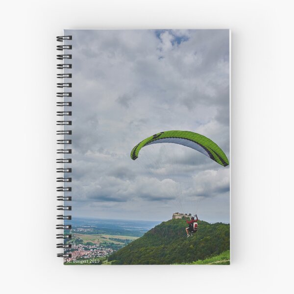 Item preview, Hangglider over Hohenneuffen Castle designed and sold by Mark Bangert.
