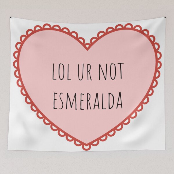 Item preview, jajaja no esmeralda designed and sold by girlyswantbooks.