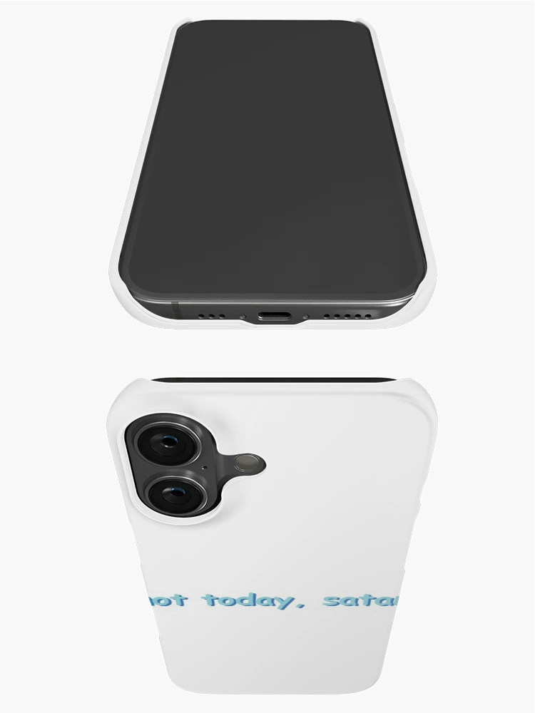 Thumbnail 3 of 4, iPhone Case, Not today, Satan designed and sold by RipDesigns.