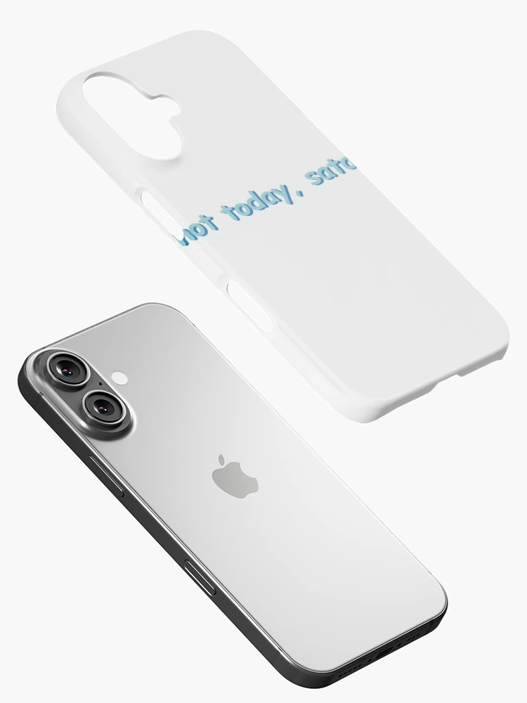 Thumbnail 2 of 4, iPhone Case, Not today, Satan designed and sold by RipDesigns.