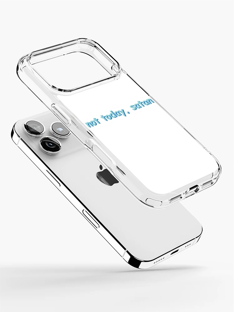 Thumbnail 2 of 5, iPhone Case, Not today, Satan designed and sold by RipDesigns.