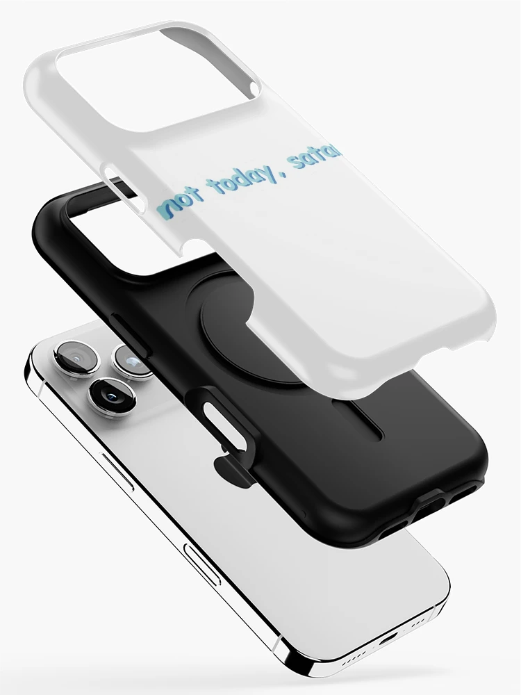 Thumbnail 2 of 4, iPhone Case, Not today, Satan designed and sold by RipDesigns.