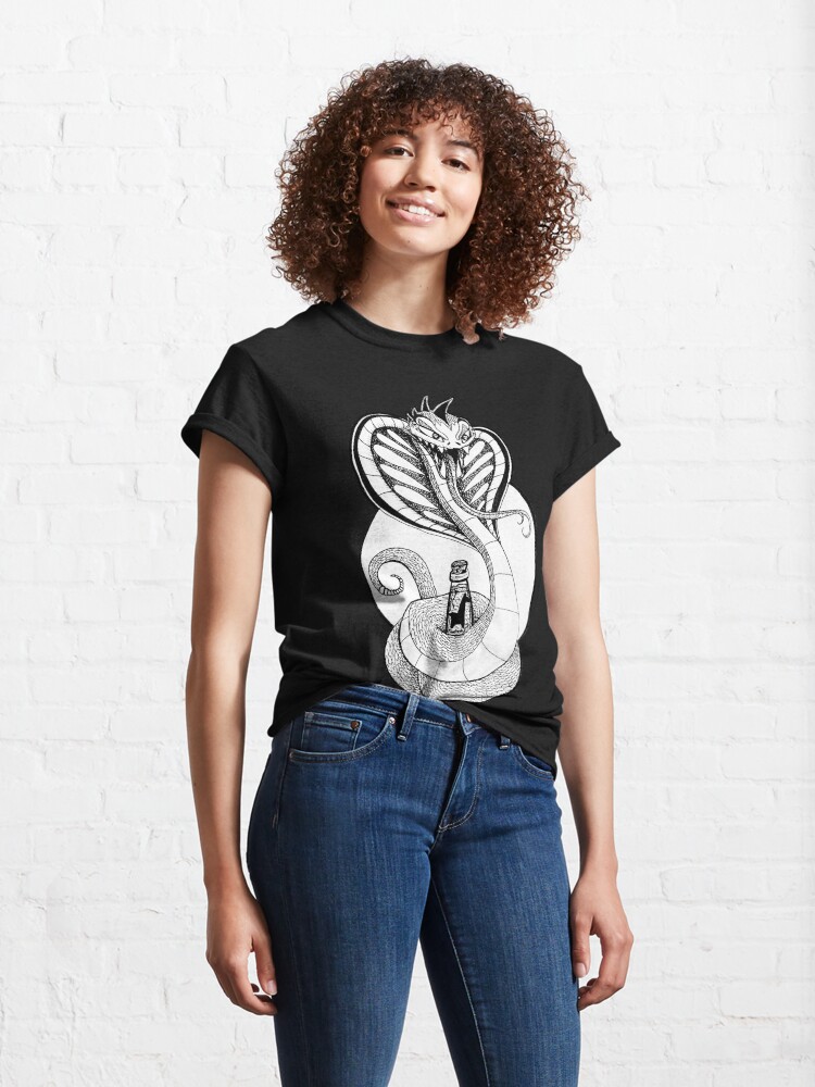 Alternate view of Empress Yzma Llama Kuzco Poison Evil Boa Constrictor Classic T-Shirt