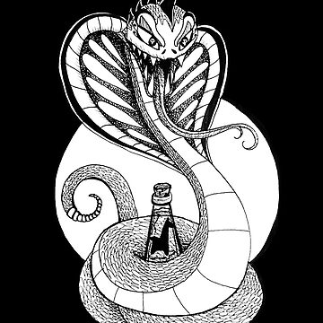 Artwork thumbnail, Empress Yzma Llama Kuzco Poison Evil Boa Constrictor by tinaschofield