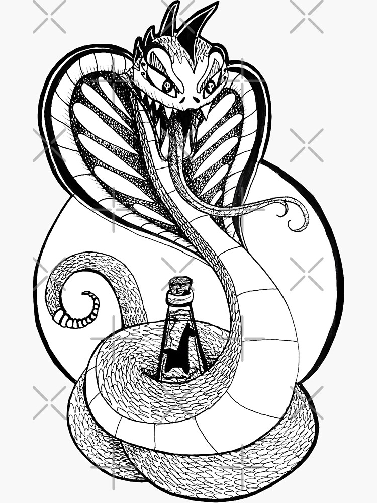 Empress Yzma Llama Kuzco Poison Evil Boa Constrictor by tinaschofield
