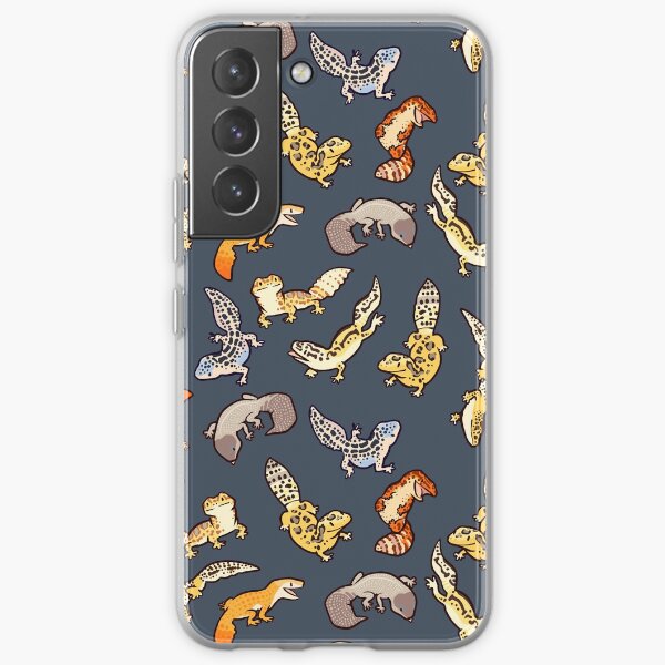 geckos chub en gris foncé Coque souple Samsung Galaxy