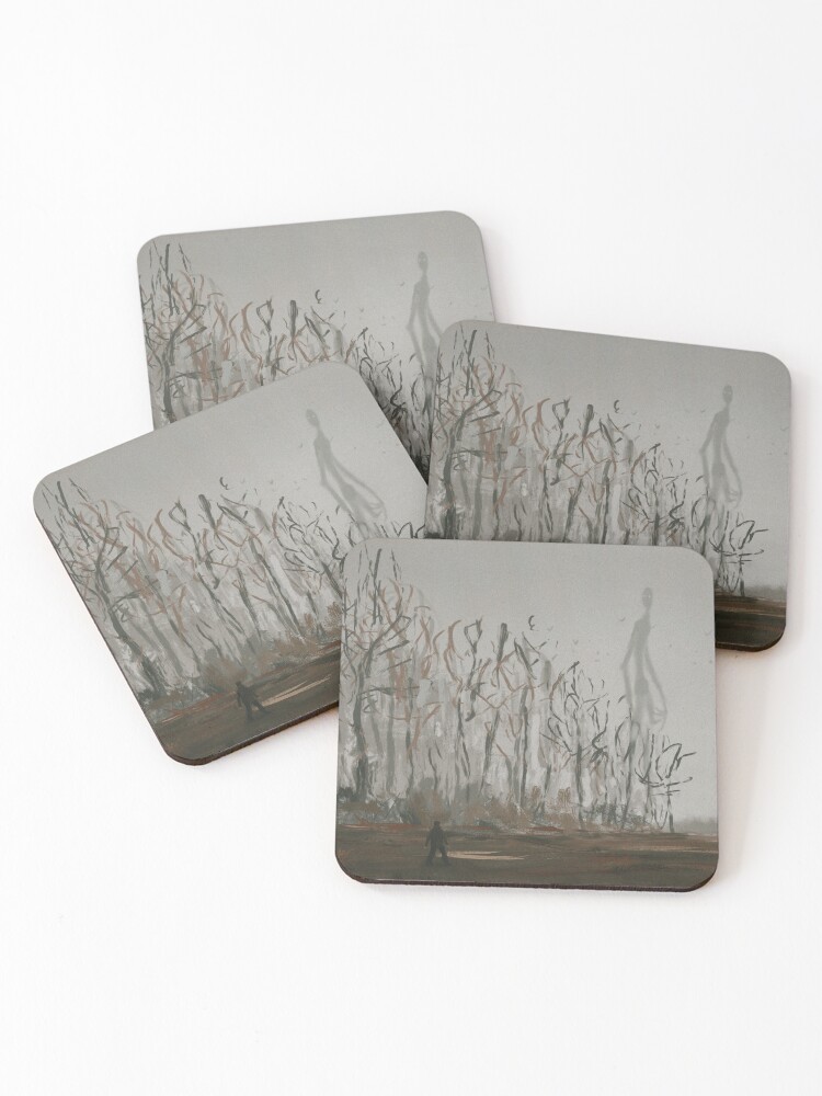 Thumbnail 1 of 5, Coasters (Set of 4), An unexpected encounter designed and sold by sktchup.