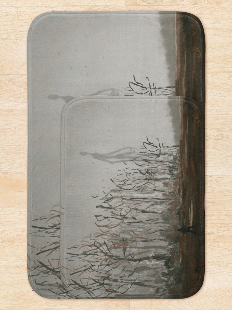 Thumbnail 5 of 6, Bath Mat, An unexpected encounter designed and sold by sktchup.