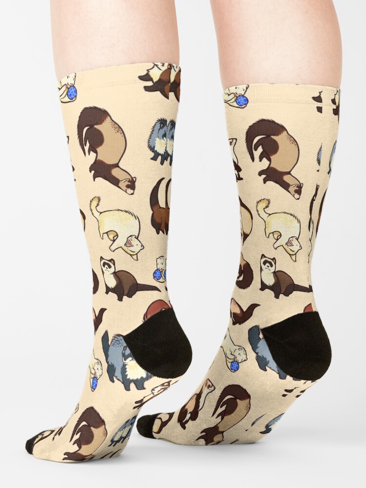 Alternate view of cat snakes Socks