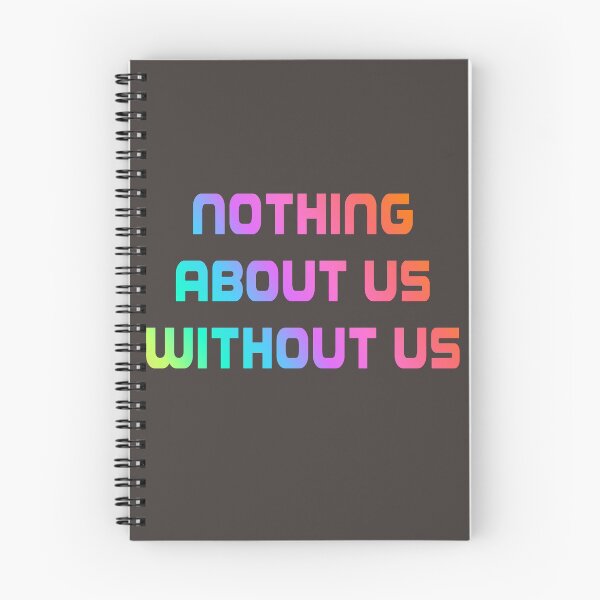 Item preview, Nothing About Us Without Us - Pastel designed and sold by cond.e.mned.