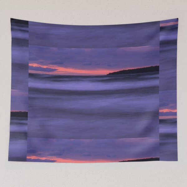 Item preview, Sunset and blurred water on Lake Superior designed and sold by J Rier Photography.